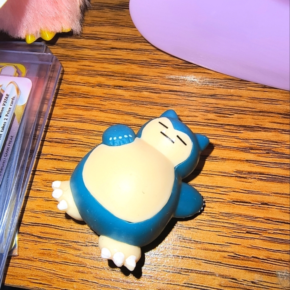 Pokemon Snorlax Toy in Blue and Cream - Picture 1 of 1